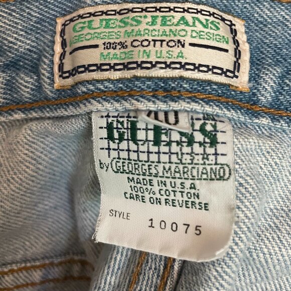 Vintage Guess Made in Usa Button fly High Rise Jeans Size 40 - Picture 10 of 10